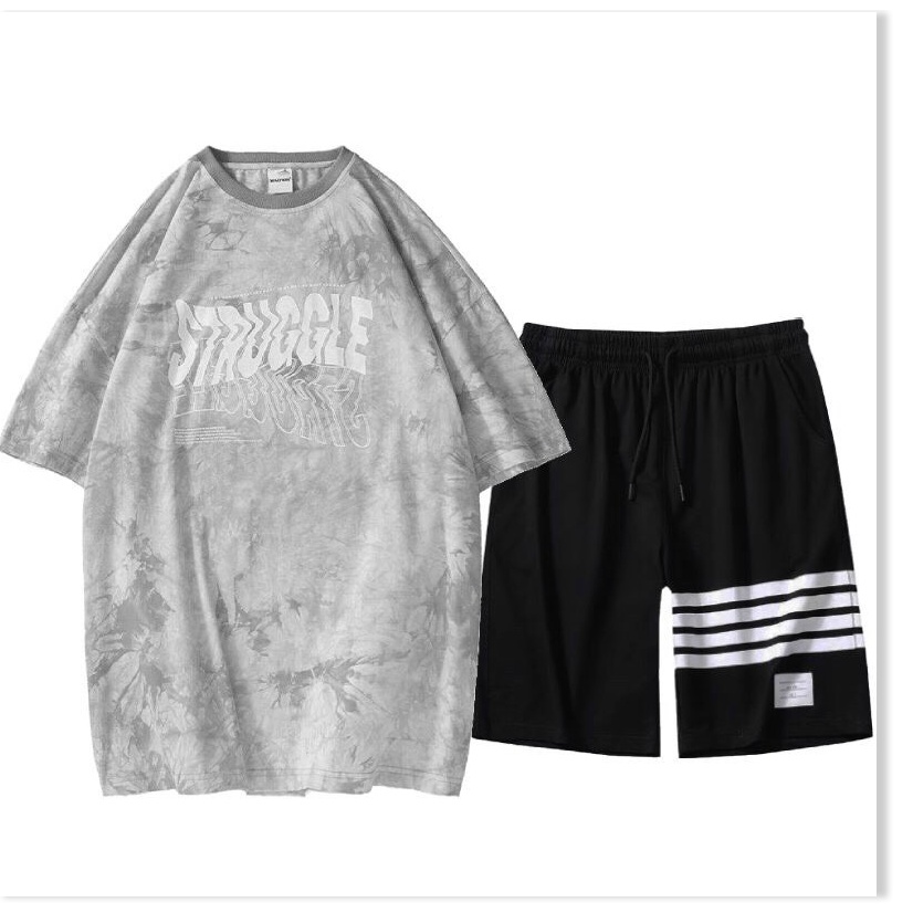 SET BỘ ĐỒ THUN HÈ NGẮN THỂ THAO CỰC CHẤT THỜI TRANG LANA FASHION