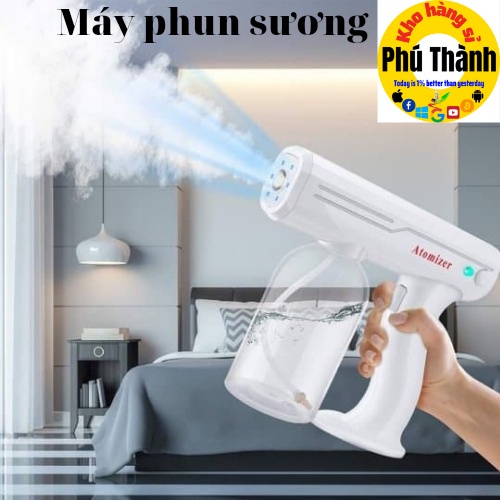 Máy xịt khuẩn nano có led atomizer – Máy phun sương khử khuẩn phòng Covid 19