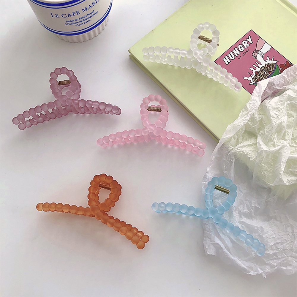 Kẹp Tóc Càng Cua Màu Sắc Ngọt Ngào Đơn Giản Phong Cách Hàn Quốc