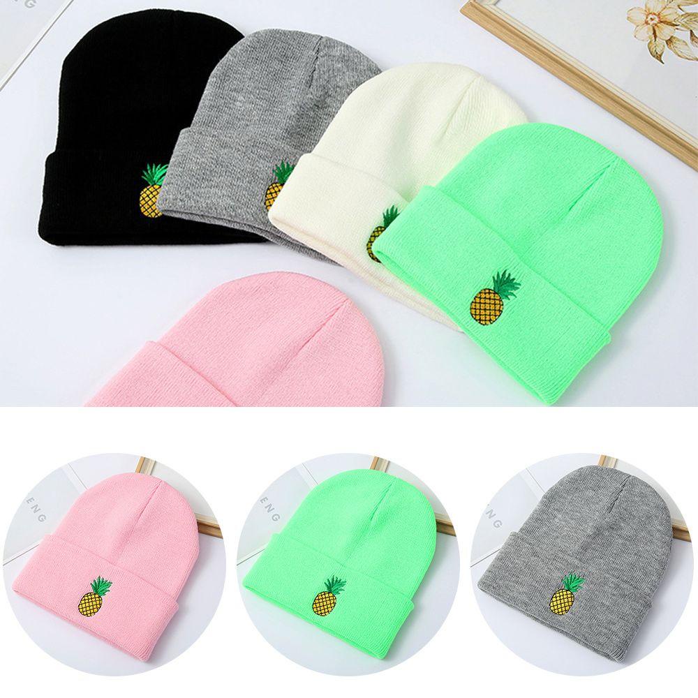 Mũ Beanie Dệt Kim 5 Màu Trơn Dễ Thương Cho Nam Và Nữ