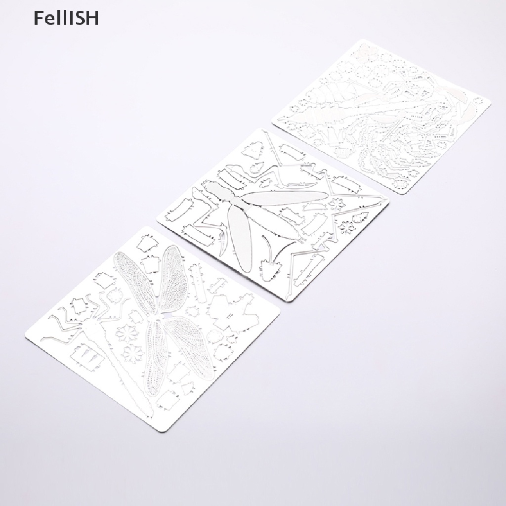 Đồ Chơi Lắp Ráp Hình Côn Trùng 3D Bằng Kim Loại Thủ Công DIY 439br