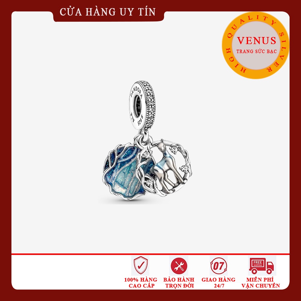 Charm con nai- Bộ sưu tập charm Harry Poter- Trang sức bạc Venus