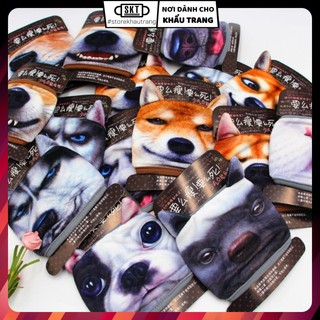 Khẩu Trang 3D Các Loại ⭐FREESHIP⭐ Khẩu Trang In HÌNH CHÓ, MÈO