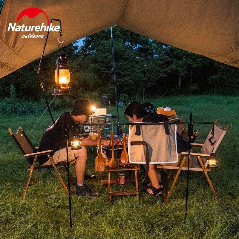 Phụ kiện dã ngoại Naturehike giá treo đèn dầu ngoài trời cắm trại Campoutvn A107