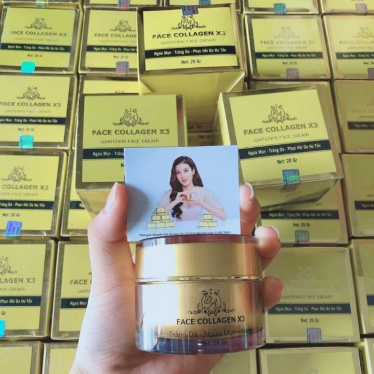 Kem face colagen x3 đông anh chuẩn