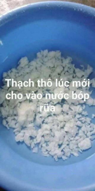 Bán sỉ 1Kg Thạch dừa loại 15Ly ép thô (khô) tặng hương dừa