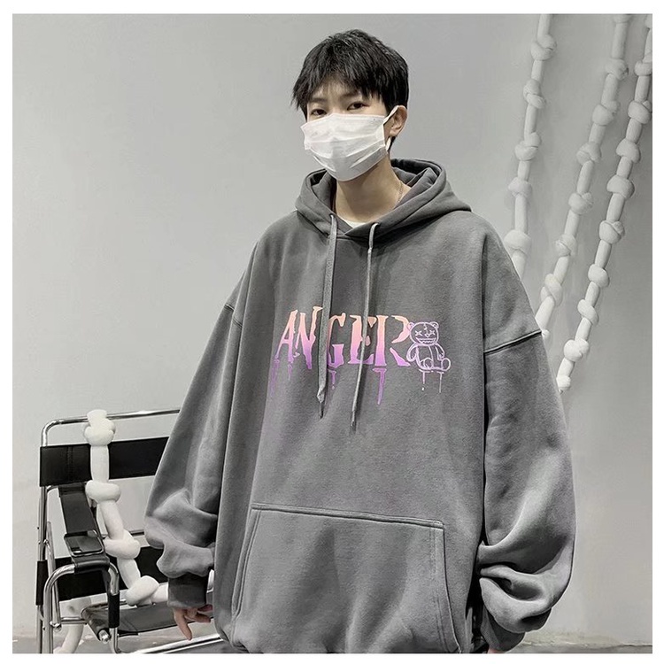 Áo khoác Hoodie dày chất lượng cao không khóa kéo cho nam nữ