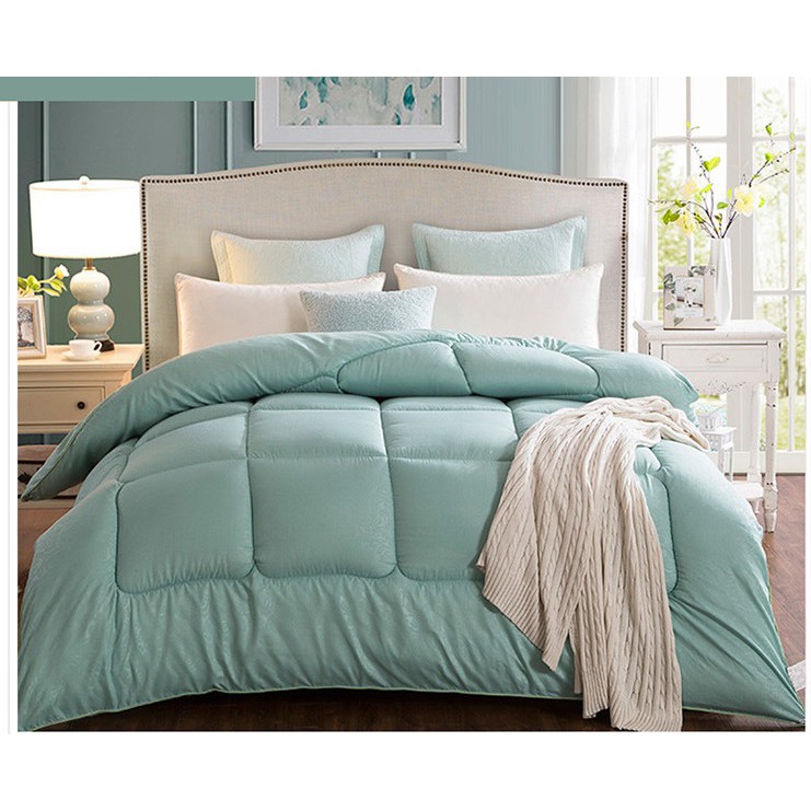 Chăn bông lõi mùa đông Cotton in họa tiết cao cấp trần bông