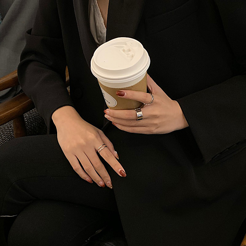 Set Nhẫn Thời Trang Phong Cách Hip Hop Hàn Quốc