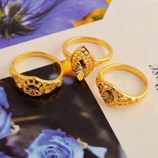 Nhẫn giả vàng nhiều mẫu