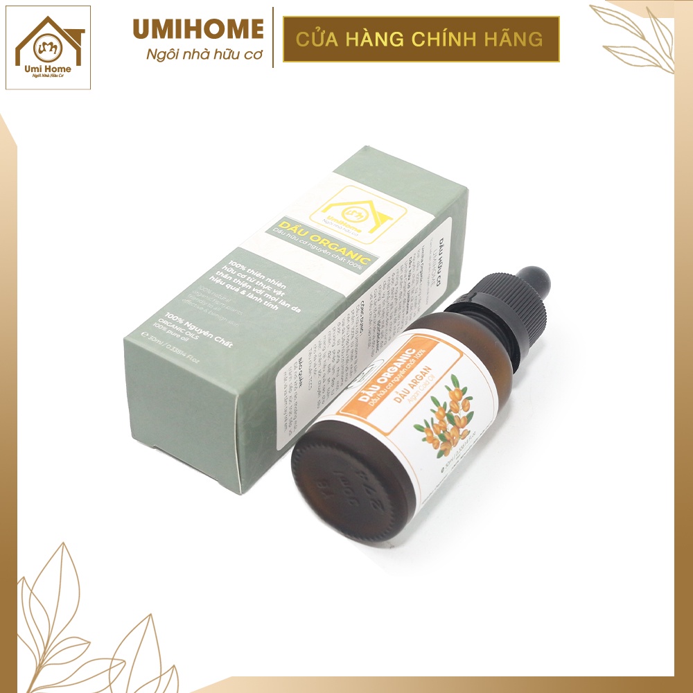Dầu Argan UMIHOME nguyên chất chống lão hóa, dưỡng ẩm, dưỡng môi hiệu quả 30ml