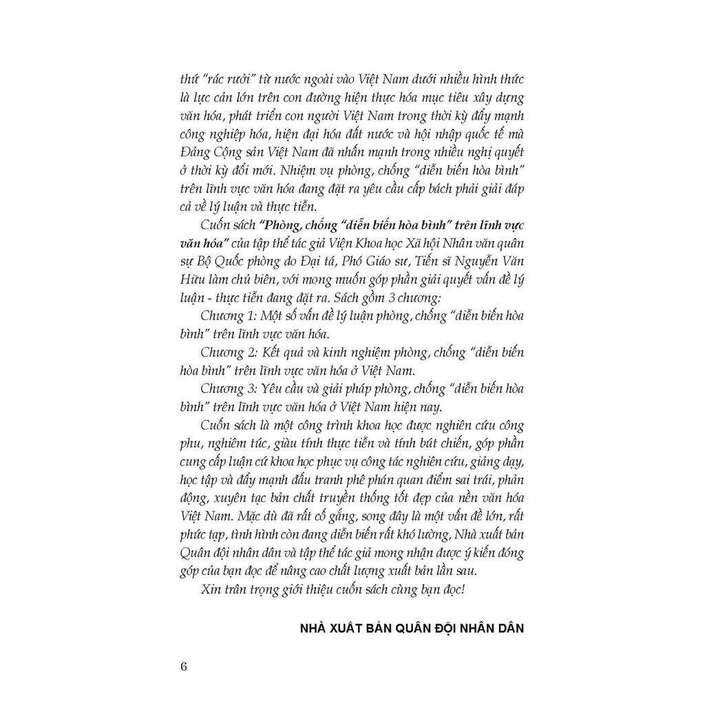 Sách - Phòng, Chống "Diễn Biến Hòa Bình" Trên Lĩnh Vực Văn Hóa | BigBuy360 - bigbuy360.vn