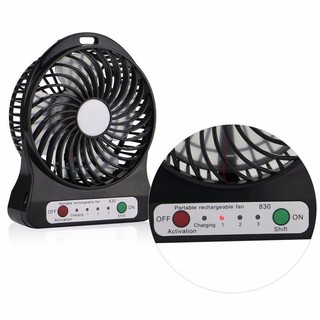 Quạt 3 Tốc Độ Mini Dùng Pin Sạc