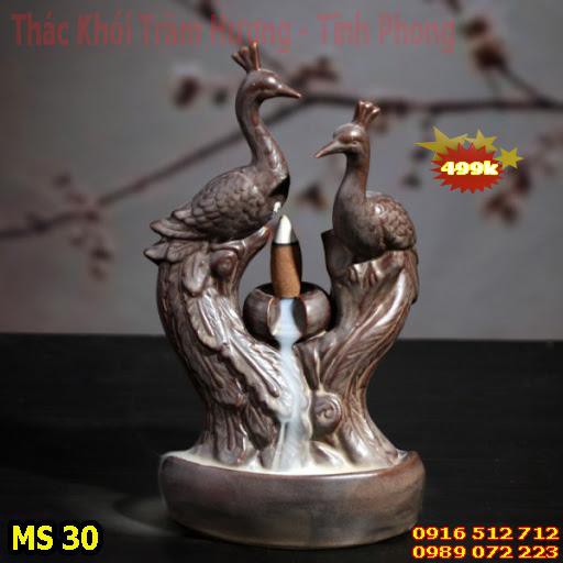 THÁC KHÓI TRẦM HƯƠNG-SONG ĐIỂU TRẦU NGHUYỆT-MS:30