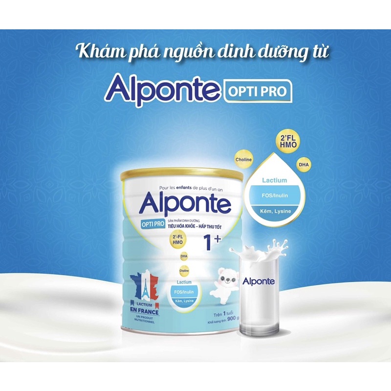 Sữa bột Alponte Optipro 0+ 800g 1+ 800g