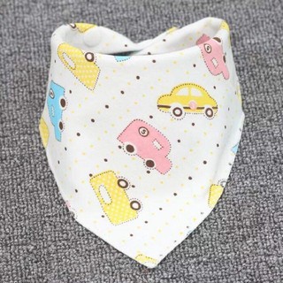 Set 10 yếm cotton 2 cúc bấm cho bé