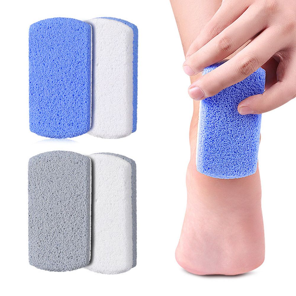 [Hàng mới về] Dụng cụ chà gót chân tẩy tế bào chết làm từ xốp thủy tinh chuyên nghiệp cho nam và nữ
