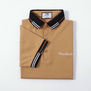 Áo thun nam Polo Basic cộc tay cổ trụ bẻ, vải Cotton cá sấu VNXK form chuẩn phong cách trẻ trung lịch lãm PTZ12