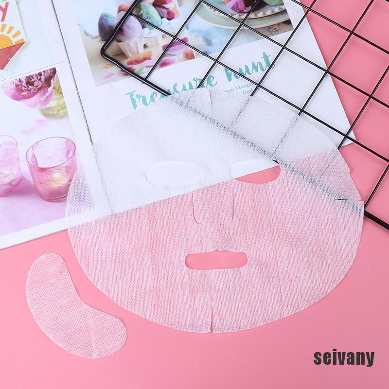 (Hàng Mới Về) Set 100 Mặt Nạ Giấy Cotton Không Dệt Dùng Một Lần Diy | BigBuy360 - bigbuy360.vn