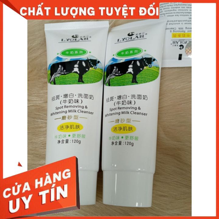 Sữa rửa mặt Bò , dưa leo ly olan 120g 😍 FREESHIP 😍 không bọt , làm sạch bụi bẩn,  bã nhờn , giúp da căng mịn trắng sáng. | BigBuy360 - bigbuy360.vn