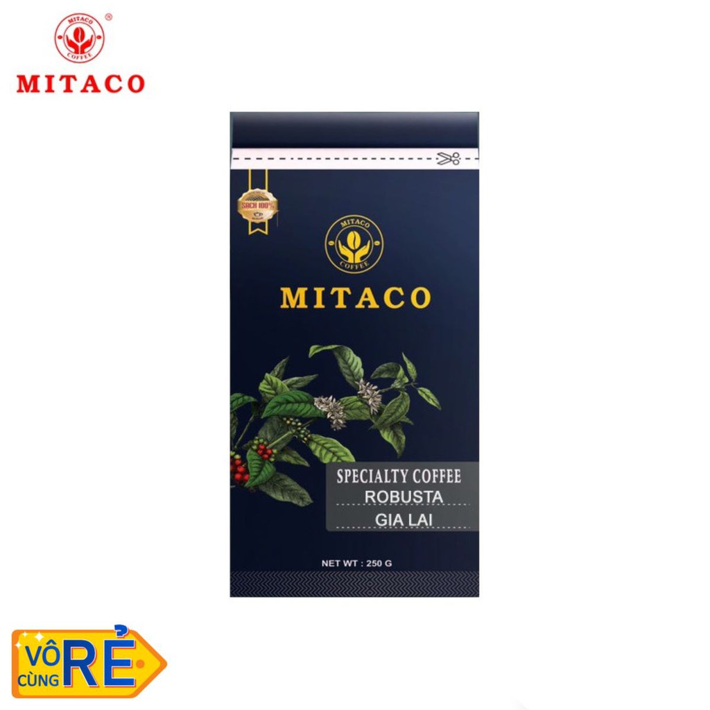 Cà Phê Đặc Sản Rubusta Lâm Đồng (Specialty) MITACO COFFEE (Gói 250g)