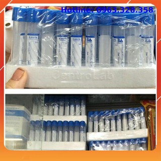 Ống nghiệm nhựa nắp xanh có chất chống đông máu