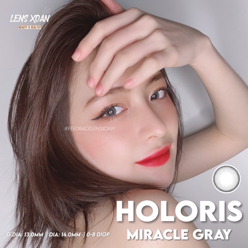 ÁP TRÒNG HOLORIS MIRACLE GRAY ( Xám viền đen tự nhiên)