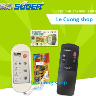 Bộ điều khiển từ xa cho quạt SUDER có nút bấm cơ ,có đèn báo... điều khiển quạt từ xa