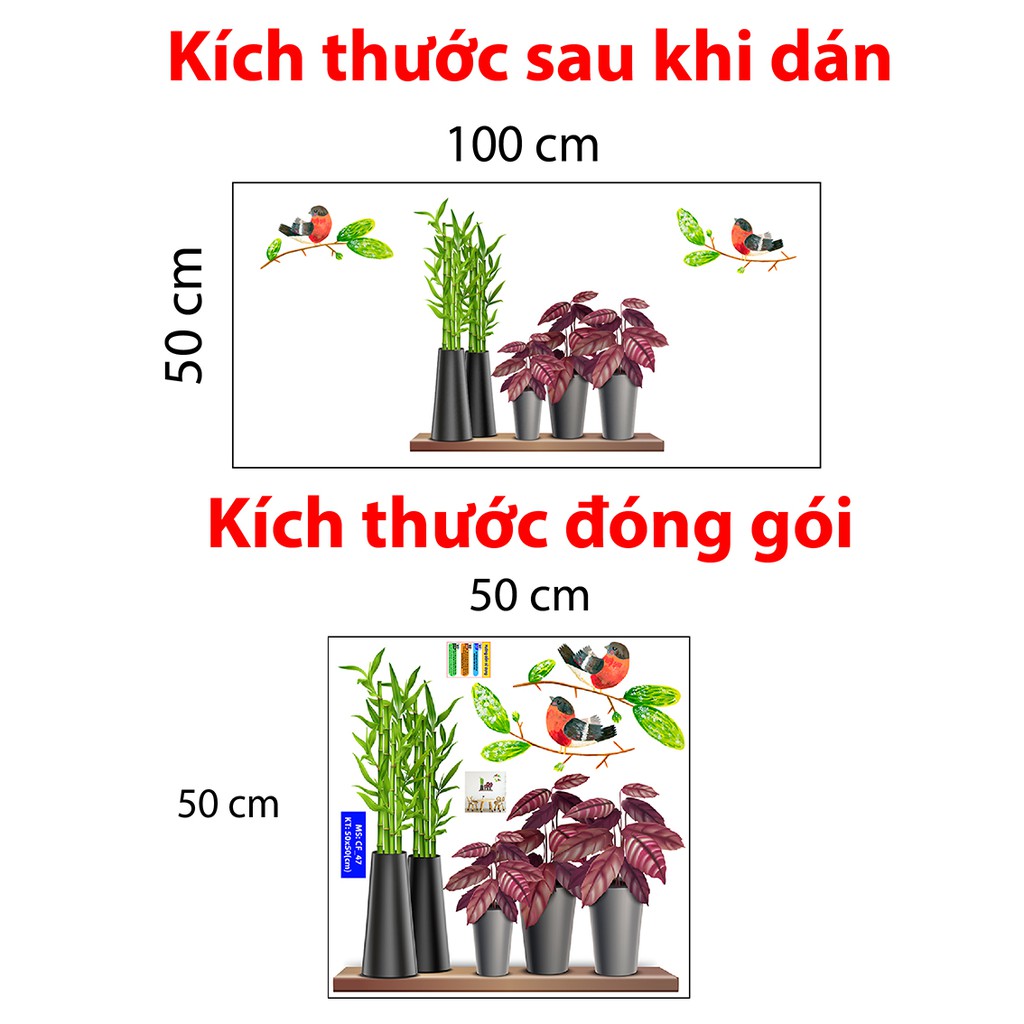 DECAL DÁN TƯỜNG TRANG TRÍ QUÁN 22