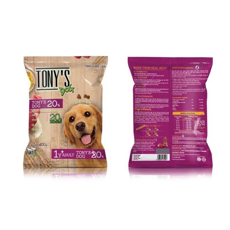 Thức Ăn Cho Chó Trưởng Thành Tony’S Dog 400G