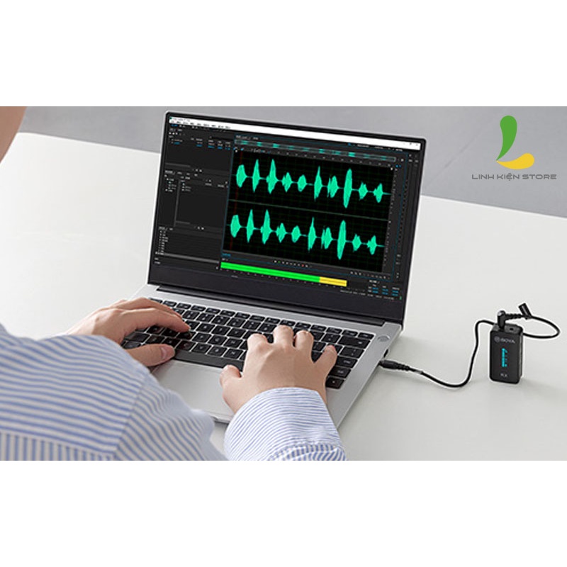 Micro thu âm không dây Boya BY-XM6-S1 Mini - Microphone ghi âm màn hình OLED sống động công nghệ mới