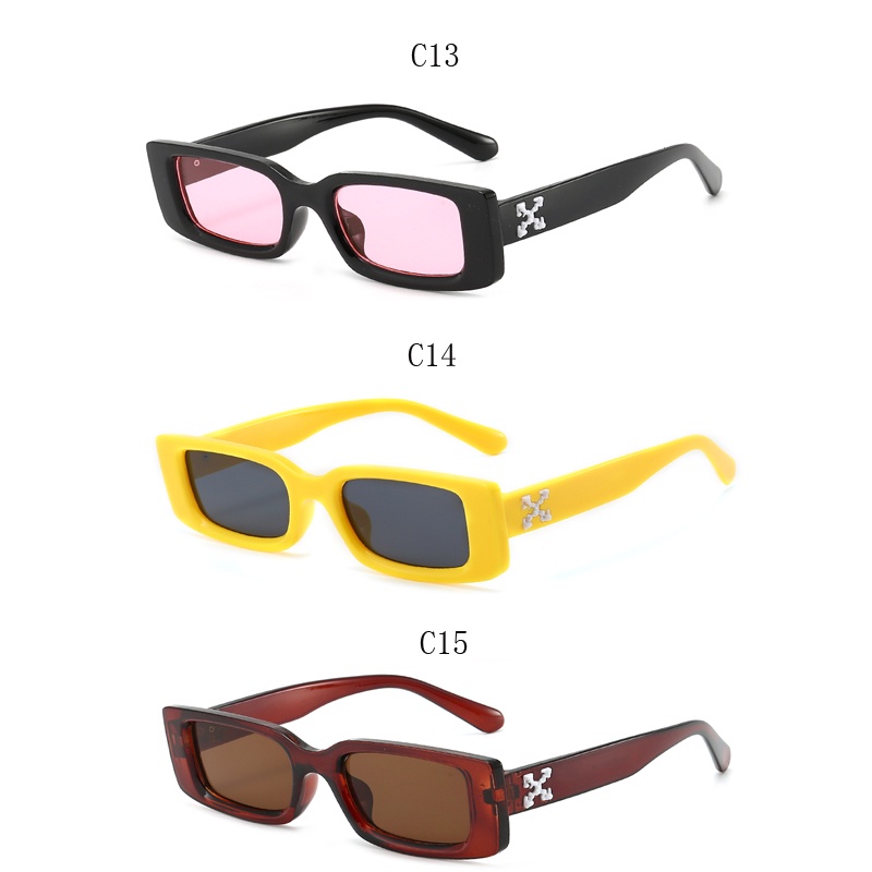 Kính Mát Gọng Vuông Màu Kẹo Phong Cách Âu Mỹ Thời Trang Cho Nữ