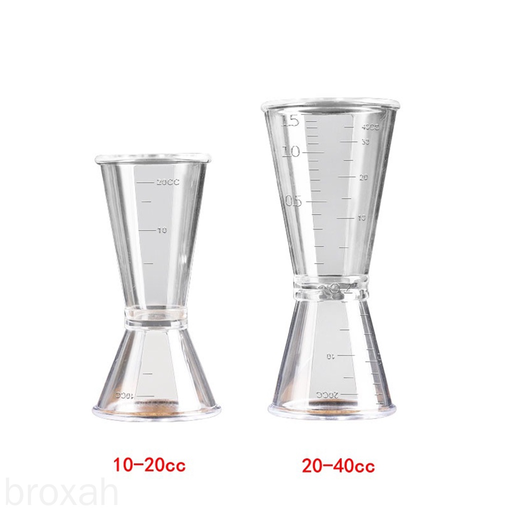Cốc Đo Lường Bằng Nhựa Resin Trong Suốt Dùng Pha Chế Cà Phê / Trà Sữa Tiện Dụng