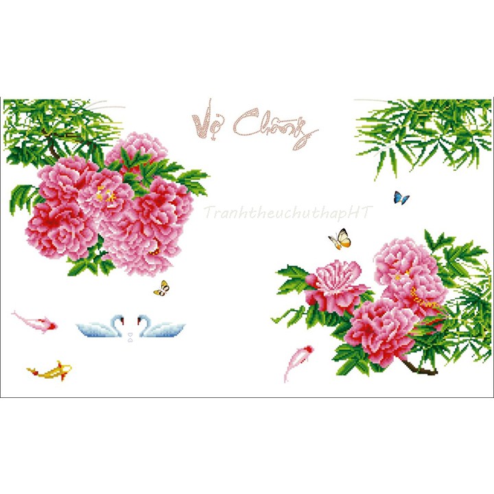 Tranh đính đá Vợ chồng VS458 - tự đính