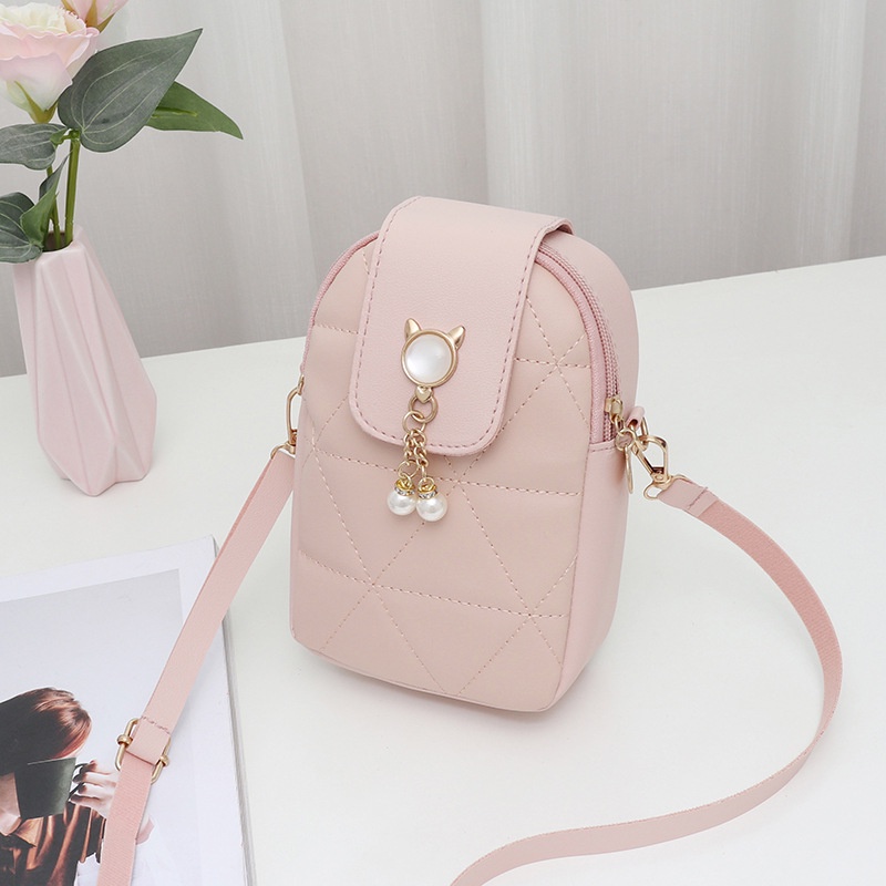 Túi Đeo Chéo Nhỏ Thêu Hoa Thời Trang Cho Nữ