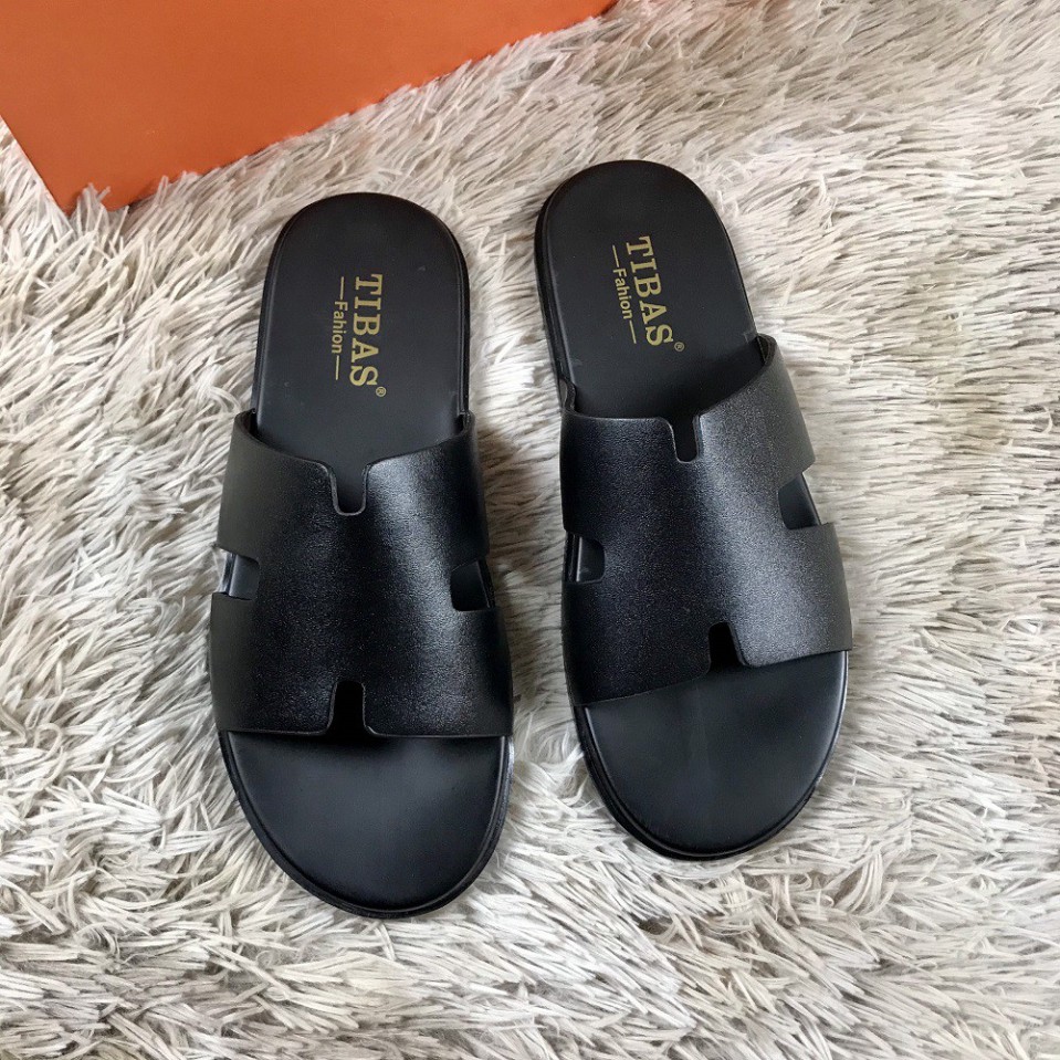 (Top Bán Chạy) Dép Quai Ngang⚡️Free Ship⚡️ Dép Da Thật 100% - Bảo Hành 12 Tháng