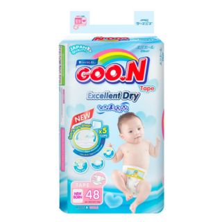 Tã dán Goon Renew Slim size NB 48