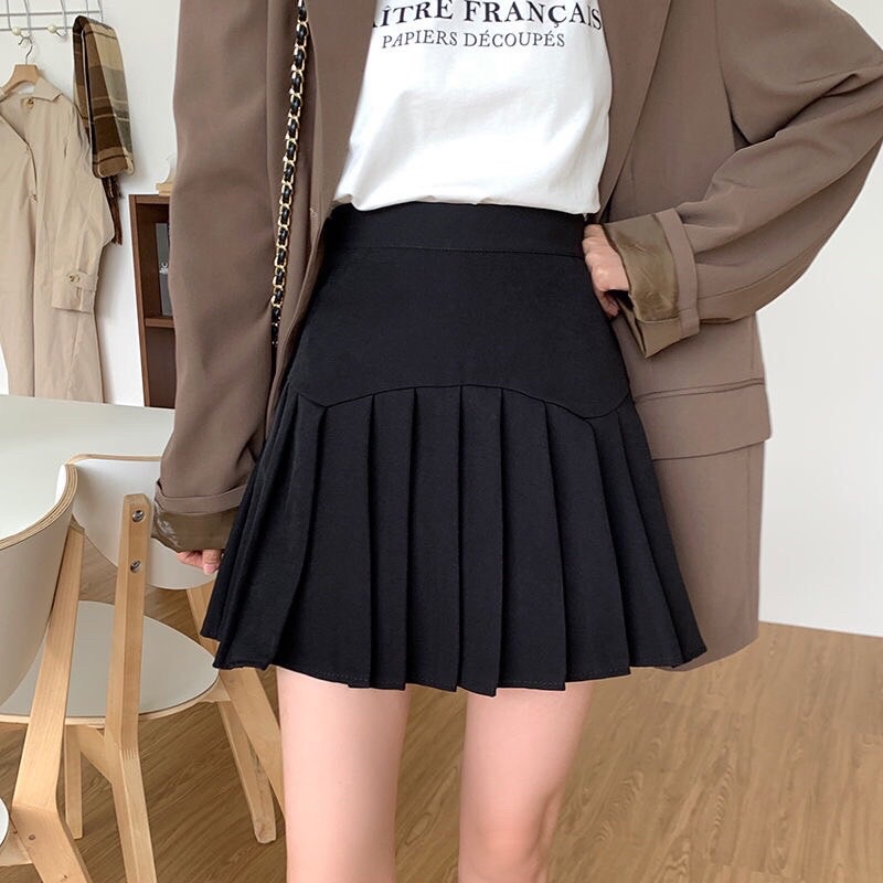 CHÂN VÁY LI KIỂU DÁNG CHỮ A CÓ QUẦN TRONG | BigBuy360 - bigbuy360.vn