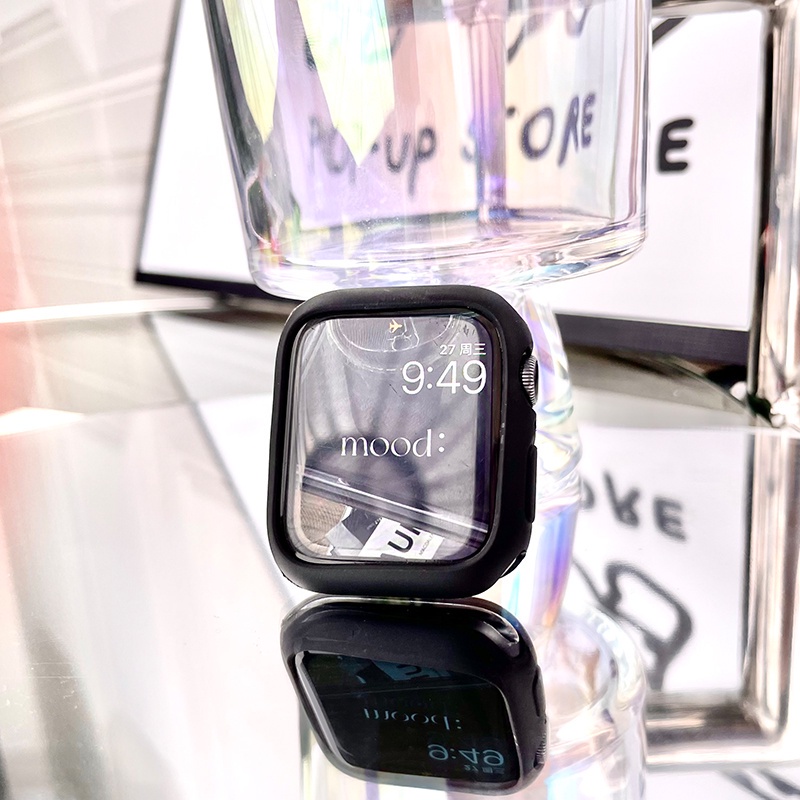 Ốp Bảo Vệ Bằng Silicone Mềm Màu Kẹo Newst Năm 2022 Cho Apple Watch 3 2 1 42MM 38MM iWatch 4 5 6 7 SE 40MM 44MM