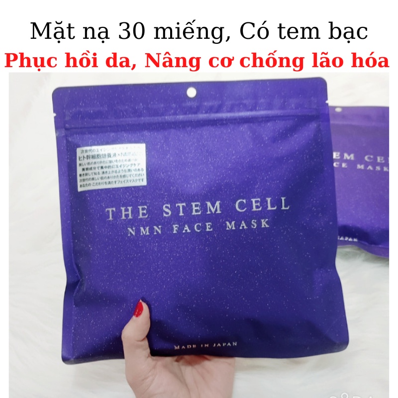 Mặt Nạ Tế Bào Gốc NMN Nhật Bản Nâng Cơ Trẻ Hóa Da Face Mask