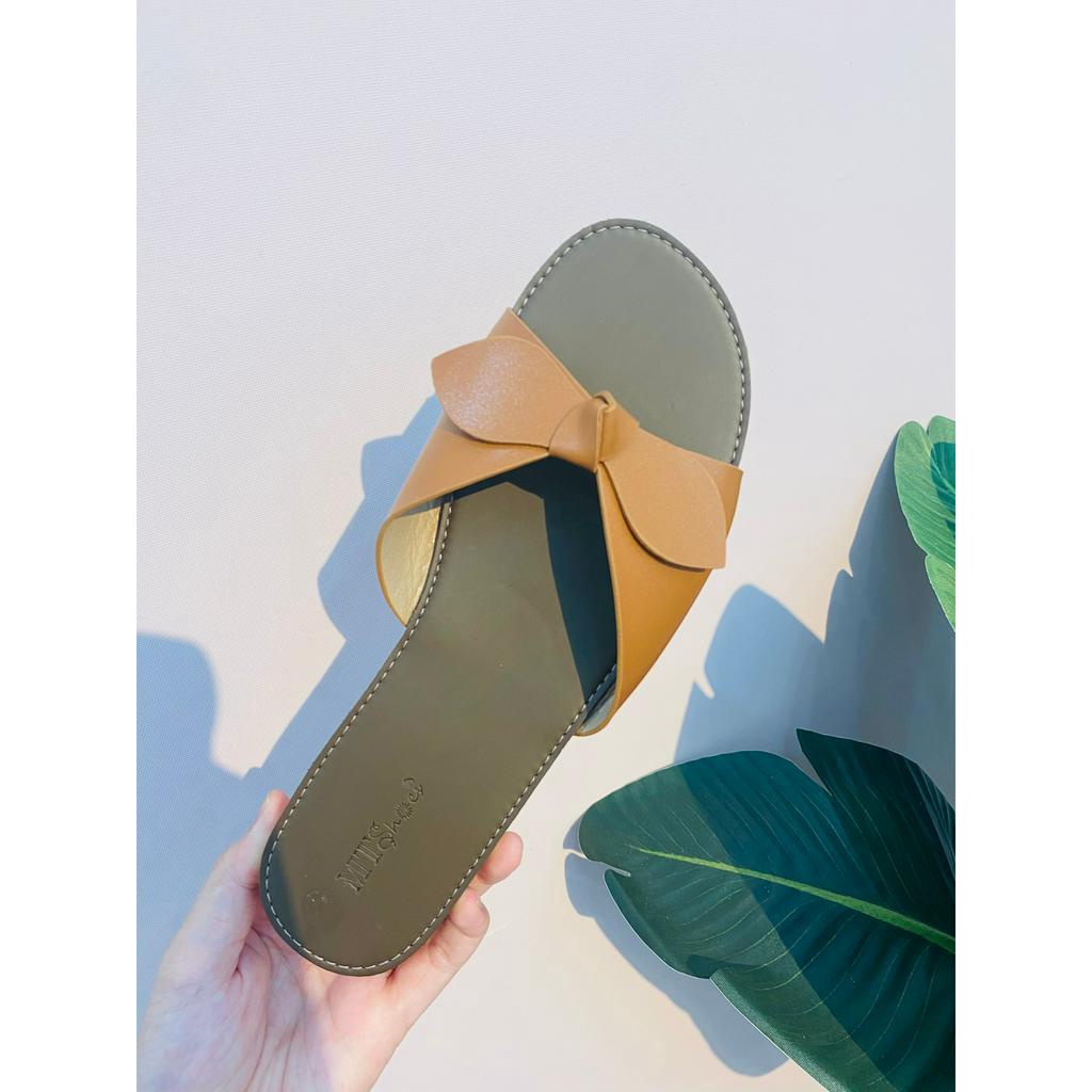 [shop giay minh thu] Sandal 3 dây đan, đế bằng 3cm MT306