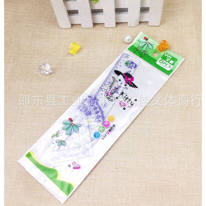 Bộ 4 thước kẻ học sinh