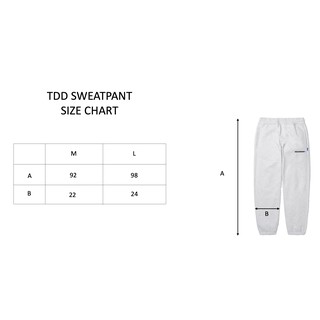TDD SWEAT PANTS - Quần nỉ jogger