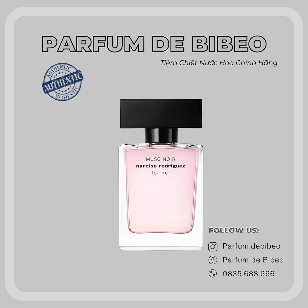 Parfum de Bibeo-Nước hoa thử Nar Musc Noir