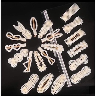 (Chọn mẫu) Set 2 Kẹp Tóc Ngọc Trai Nhân Tạo