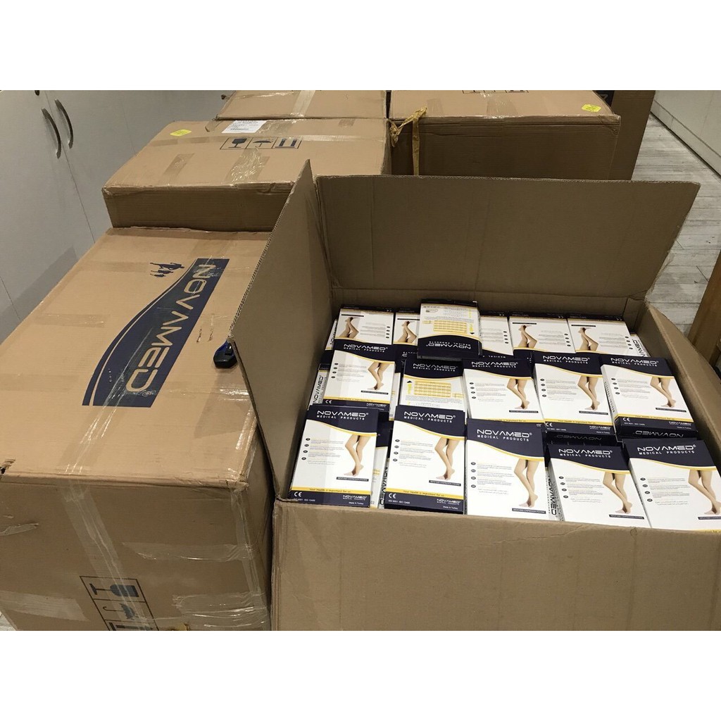 (Sale lẻ size) Vớ y khoa chống suy giãn tĩnh mạch Novamed Thổ Nhỹ Kỳ (vớ dài)