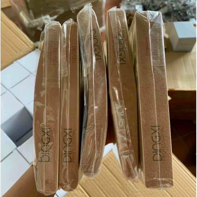 Dũa DINGXI dũa móng tay Nail, dũa da bò