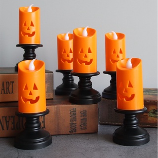 Đèn nến hình quả bí ngô trang trí Halloween