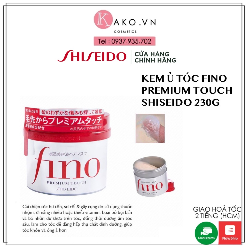 Kem ủ và hấp tóc Shiseido Fino Premium Touch