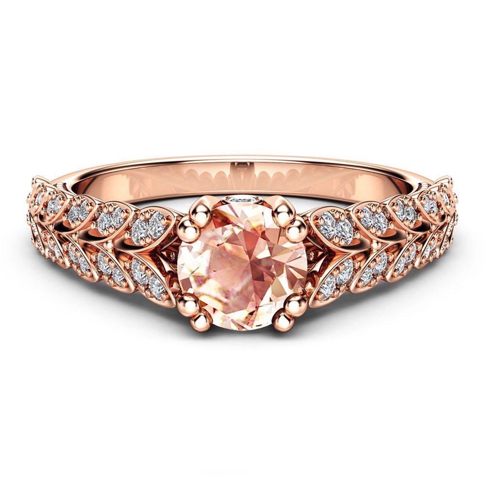 Nhẫn đeo tay kim loại đính đá nhân tạo màu thanh lịch cho nữ